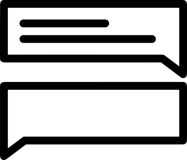 Siyah beyaz yorum simgesi, şeffaf arkaplan ile PNG biçiminde sunulmuştur. Basit ve minimalist tasarım, UI / UX, web uygulamaları, geri bildirim bölümleri veya iletişim görselleri için mükemmel. Çok yönlü dijital kullanım için temiz satırlar