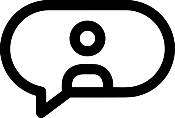 Siyah beyaz yorum simgesi, şeffaf arkaplan ile PNG biçiminde sunulmuştur. Basit ve minimalist tasarım, UI / UX, web uygulamaları, geri bildirim bölümleri veya iletişim görselleri için mükemmel. Çok yönlü dijital kullanım için temiz satırlar