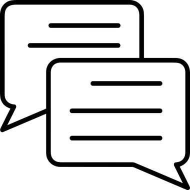 Siyah beyaz yorum simgesi, şeffaf arkaplan ile PNG biçiminde sunulmuştur. Basit ve minimalist tasarım, UI / UX, web uygulamaları, geri bildirim bölümleri veya iletişim görselleri için mükemmel. Çok yönlü dijital kullanım için temiz satırlar