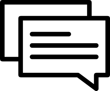 Siyah beyaz yorum simgesi, şeffaf arkaplan ile PNG biçiminde sunulmuştur. Basit ve minimalist tasarım, UI / UX, web uygulamaları, geri bildirim bölümleri veya iletişim görselleri için mükemmel. Çok yönlü dijital kullanım için temiz satırlar