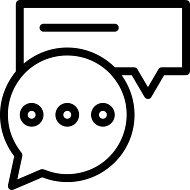 Siyah beyaz yorum simgesi, şeffaf arkaplan ile PNG biçiminde sunulmuştur. Basit ve minimalist tasarım, UI / UX, web uygulamaları, geri bildirim bölümleri veya iletişim görselleri için mükemmel. Çok yönlü dijital kullanım için temiz satırlar