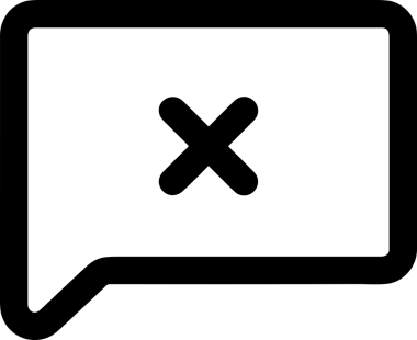 Siyah beyaz yorum simgesi, şeffaf arkaplan ile PNG biçiminde sunulmuştur. Basit ve minimalist tasarım, UI / UX, web uygulamaları, geri bildirim bölümleri veya iletişim görselleri için mükemmel. Çok yönlü dijital kullanım için temiz satırlar