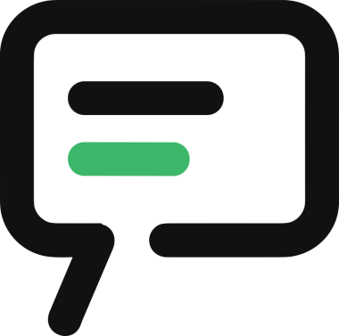 Siyah beyaz yorum simgesi, şeffaf arkaplan ile PNG biçiminde sunulmuştur. Basit ve minimalist tasarım, UI / UX, web uygulamaları, geri bildirim bölümleri veya iletişim görselleri için mükemmel. Çok yönlü dijital kullanım için temiz satırlar