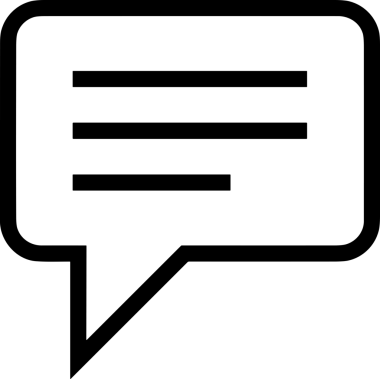 Siyah beyaz yorum simgesi, şeffaf arkaplan ile PNG biçiminde sunulmuştur. Basit ve minimalist tasarım, UI / UX, web uygulamaları, geri bildirim bölümleri veya iletişim görselleri için mükemmel. Çok yönlü dijital kullanım için temiz satırlar