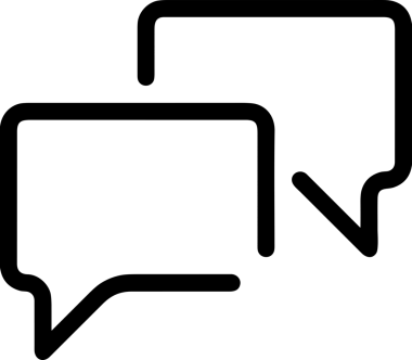 Siyah beyaz yorum simgesi, şeffaf arkaplan ile PNG biçiminde sunulmuştur. Basit ve minimalist tasarım, UI / UX, web uygulamaları, geri bildirim bölümleri veya iletişim görselleri için mükemmel. Çok yönlü dijital kullanım için temiz satırlar