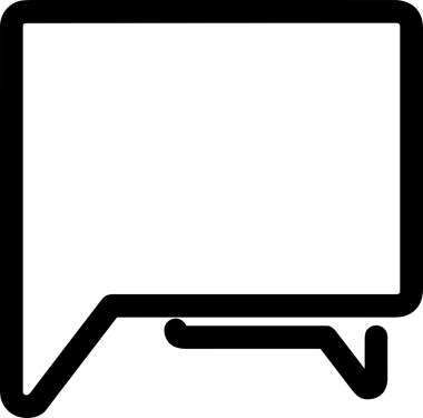 Siyah beyaz yorum simgesi, şeffaf arkaplan ile PNG biçiminde sunulmuştur. Basit ve minimalist tasarım, UI / UX, web uygulamaları, geri bildirim bölümleri veya iletişim görselleri için mükemmel. Çok yönlü dijital kullanım için temiz satırlar