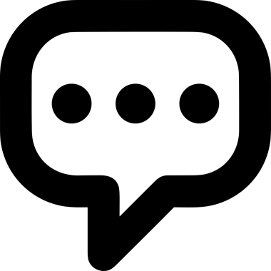 Siyah beyaz yorum simgesi, şeffaf arkaplan ile PNG biçiminde sunulmuştur. Basit ve minimalist tasarım, UI / UX, web uygulamaları, geri bildirim bölümleri veya iletişim görselleri için mükemmel. Çok yönlü dijital kullanım için temiz satırlar