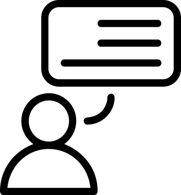 Siyah beyaz yorum simgesi, şeffaf arkaplan ile PNG biçiminde sunulmuştur. Basit ve minimalist tasarım, UI / UX, web uygulamaları, geri bildirim bölümleri veya iletişim görselleri için mükemmel. Çok yönlü dijital kullanım için temiz satırlar