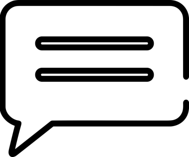 Siyah beyaz yorum simgesi, şeffaf arkaplan ile PNG biçiminde sunulmuştur. Basit ve minimalist tasarım, UI / UX, web uygulamaları, geri bildirim bölümleri veya iletişim görselleri için mükemmel. Çok yönlü dijital kullanım için temiz satırlar