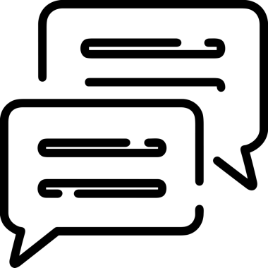 Siyah beyaz yorum simgesi, şeffaf arkaplan ile PNG biçiminde sunulmuştur. Basit ve minimalist tasarım, UI / UX, web uygulamaları, geri bildirim bölümleri veya iletişim görselleri için mükemmel. Çok yönlü dijital kullanım için temiz satırlar