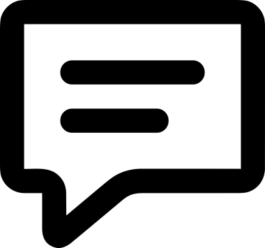 Siyah beyaz yorum simgesi, şeffaf arkaplan ile PNG biçiminde sunulmuştur. Basit ve minimalist tasarım, UI / UX, web uygulamaları, geri bildirim bölümleri veya iletişim görselleri için mükemmel. Çok yönlü dijital kullanım için temiz satırlar