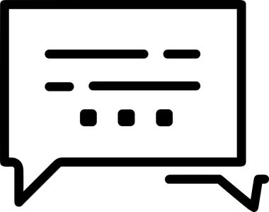 Siyah beyaz yorum simgesi, şeffaf arkaplan ile PNG biçiminde sunulmuştur. Basit ve minimalist tasarım, UI / UX, web uygulamaları, geri bildirim bölümleri veya iletişim görselleri için mükemmel. Çok yönlü dijital kullanım için temiz satırlar