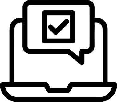 Siyah beyaz yorum simgesi, şeffaf arkaplan ile PNG biçiminde sunulmuştur. Basit ve minimalist tasarım, UI / UX, web uygulamaları, geri bildirim bölümleri veya iletişim görselleri için mükemmel. Çok yönlü dijital kullanım için temiz satırlar