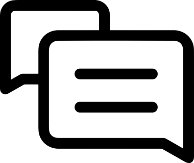 Siyah beyaz yorum simgesi, şeffaf arkaplan ile PNG biçiminde sunulmuştur. Basit ve minimalist tasarım, UI / UX, web uygulamaları, geri bildirim bölümleri veya iletişim görselleri için mükemmel. Çok yönlü dijital kullanım için temiz satırlar