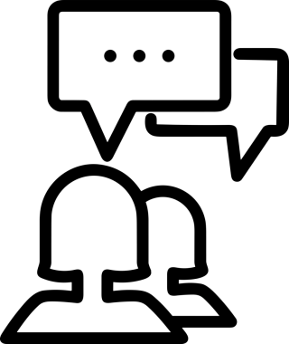 Siyah beyaz yorum simgesi, şeffaf arkaplan ile PNG biçiminde sunulmuştur. Basit ve minimalist tasarım, UI / UX, web uygulamaları, geri bildirim bölümleri veya iletişim görselleri için mükemmel. Çok yönlü dijital kullanım için temiz satırlar