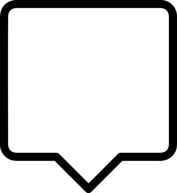 Siyah beyaz yorum simgesi, şeffaf arkaplan ile PNG biçiminde sunulmuştur. Basit ve minimalist tasarım, UI / UX, web uygulamaları, geri bildirim bölümleri veya iletişim görselleri için mükemmel. Çok yönlü dijital kullanım için temiz satırlar