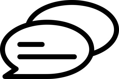 Siyah beyaz yorum simgesi, şeffaf arkaplan ile PNG biçiminde sunulmuştur. Basit ve minimalist tasarım, UI / UX, web uygulamaları, geri bildirim bölümleri veya iletişim görselleri için mükemmel. Çok yönlü dijital kullanım için temiz satırlar