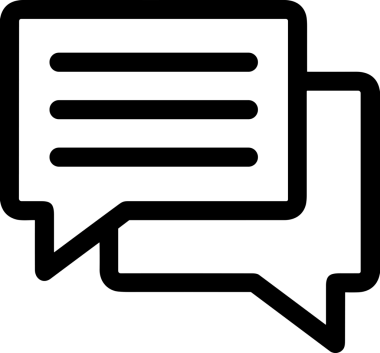 Siyah beyaz yorum simgesi, şeffaf arkaplan ile PNG biçiminde sunulmuştur. Basit ve minimalist tasarım, UI / UX, web uygulamaları, geri bildirim bölümleri veya iletişim görselleri için mükemmel. Çok yönlü dijital kullanım için temiz satırlar