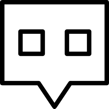 Siyah beyaz yorum simgesi, şeffaf arkaplan ile PNG biçiminde sunulmuştur. Basit ve minimalist tasarım, UI / UX, web uygulamaları, geri bildirim bölümleri veya iletişim görselleri için mükemmel. Çok yönlü dijital kullanım için temiz satırlar