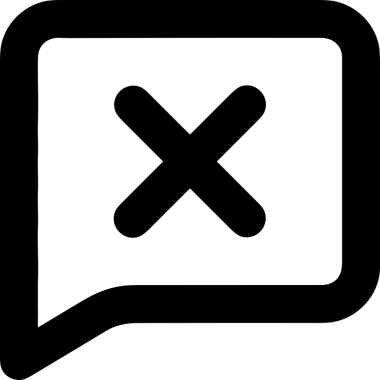 Siyah beyaz yorum simgesi, şeffaf arkaplan ile PNG biçiminde sunulmuştur. Basit ve minimalist tasarım, UI / UX, web uygulamaları, geri bildirim bölümleri veya iletişim görselleri için mükemmel. Çok yönlü dijital kullanım için temiz satırlar