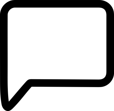 Siyah beyaz yorum simgesi, şeffaf arkaplan ile PNG biçiminde sunulmuştur. Basit ve minimalist tasarım, UI / UX, web uygulamaları, geri bildirim bölümleri veya iletişim görselleri için mükemmel. Çok yönlü dijital kullanım için temiz satırlar