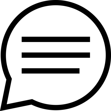 Siyah beyaz yorum simgesi, şeffaf arkaplan ile PNG biçiminde sunulmuştur. Basit ve minimalist tasarım, UI / UX, web uygulamaları, geri bildirim bölümleri veya iletişim görselleri için mükemmel. Çok yönlü dijital kullanım için temiz satırlar
