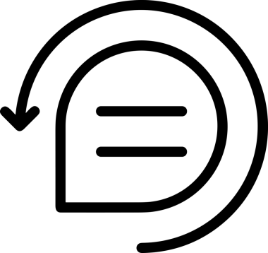 Siyah beyaz yorum simgesi, şeffaf arkaplan ile PNG biçiminde sunulmuştur. Basit ve minimalist tasarım, UI / UX, web uygulamaları, geri bildirim bölümleri veya iletişim görselleri için mükemmel. Çok yönlü dijital kullanım için temiz satırlar