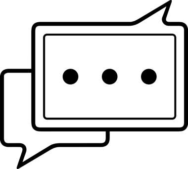 Siyah beyaz yorum simgesi, şeffaf arkaplan ile PNG biçiminde sunulmuştur. Basit ve minimalist tasarım, UI / UX, web uygulamaları, geri bildirim bölümleri veya iletişim görselleri için mükemmel. Çok yönlü dijital kullanım için temiz satırlar