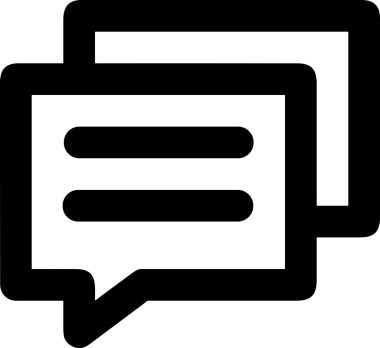 Siyah beyaz yorum simgesi, şeffaf arkaplan ile PNG biçiminde sunulmuştur. Basit ve minimalist tasarım, UI / UX, web uygulamaları, geri bildirim bölümleri veya iletişim görselleri için mükemmel. Çok yönlü dijital kullanım için temiz satırlar