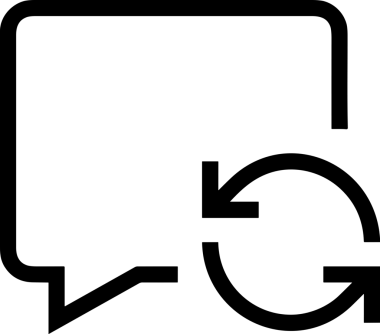 Siyah beyaz yorum simgesi, şeffaf arkaplan ile PNG biçiminde sunulmuştur. Basit ve minimalist tasarım, UI / UX, web uygulamaları, geri bildirim bölümleri veya iletişim görselleri için mükemmel. Çok yönlü dijital kullanım için temiz satırlar