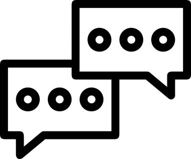 Siyah beyaz yorum simgesi, şeffaf arkaplan ile PNG biçiminde sunulmuştur. Basit ve minimalist tasarım, UI / UX, web uygulamaları, geri bildirim bölümleri veya iletişim görselleri için mükemmel. Çok yönlü dijital kullanım için temiz satırlar