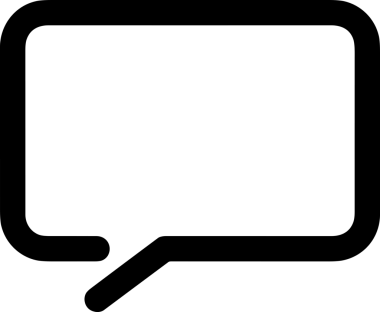 Siyah beyaz yorum simgesi, şeffaf arkaplan ile PNG biçiminde sunulmuştur. Basit ve minimalist tasarım, UI / UX, web uygulamaları, geri bildirim bölümleri veya iletişim görselleri için mükemmel. Çok yönlü dijital kullanım için temiz satırlar