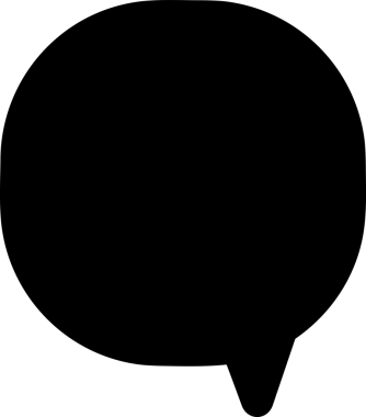 Siyah beyaz yorum simgesi, şeffaf arkaplan ile PNG biçiminde sunulmuştur. Basit ve minimalist tasarım, UI / UX, web uygulamaları, geri bildirim bölümleri veya iletişim görselleri için mükemmel. Çok yönlü dijital kullanım için temiz satırlar