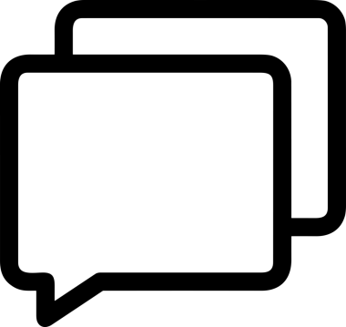 Siyah beyaz yorum simgesi, şeffaf arkaplan ile PNG biçiminde sunulmuştur. Basit ve minimalist tasarım, UI / UX, web uygulamaları, geri bildirim bölümleri veya iletişim görselleri için mükemmel. Çok yönlü dijital kullanım için temiz satırlar