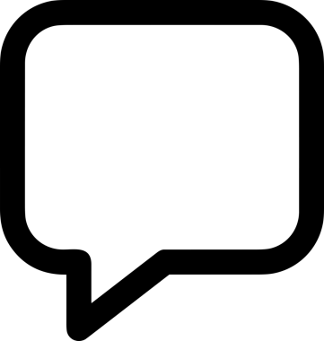 Siyah beyaz yorum simgesi, şeffaf arkaplan ile PNG biçiminde sunulmuştur. Basit ve minimalist tasarım, UI / UX, web uygulamaları, geri bildirim bölümleri veya iletişim görselleri için mükemmel. Çok yönlü dijital kullanım için temiz satırlar