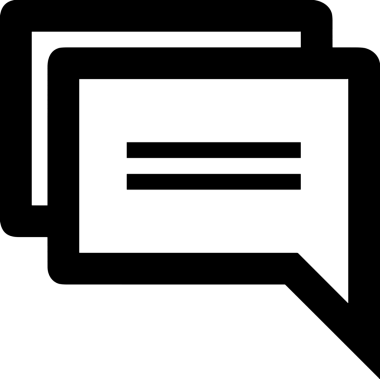 Siyah beyaz yorum simgesi, şeffaf arkaplan ile PNG biçiminde sunulmuştur. Basit ve minimalist tasarım, UI / UX, web uygulamaları, geri bildirim bölümleri veya iletişim görselleri için mükemmel. Çok yönlü dijital kullanım için temiz satırlar