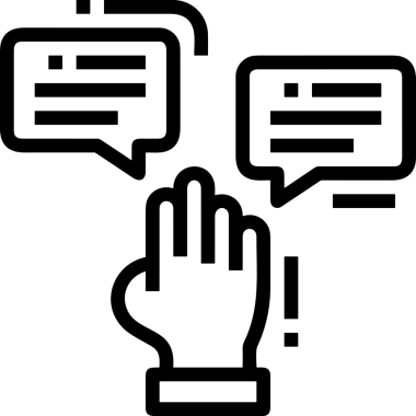 Siyah beyaz yorum simgesi, şeffaf arkaplan ile PNG biçiminde sunulmuştur. Basit ve minimalist tasarım, UI / UX, web uygulamaları, geri bildirim bölümleri veya iletişim görselleri için mükemmel. Çok yönlü dijital kullanım için temiz satırlar