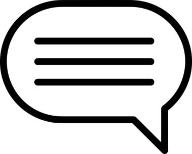 Siyah beyaz yorum simgesi, şeffaf arkaplan ile PNG biçiminde sunulmuştur. Basit ve minimalist tasarım, UI / UX, web uygulamaları, geri bildirim bölümleri veya iletişim görselleri için mükemmel. Çok yönlü dijital kullanım için temiz satırlar