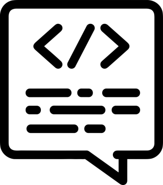 Siyah beyaz yorum simgesi, şeffaf arkaplan ile PNG biçiminde sunulmuştur. Basit ve minimalist tasarım, UI / UX, web uygulamaları, geri bildirim bölümleri veya iletişim görselleri için mükemmel. Çok yönlü dijital kullanım için temiz satırlar