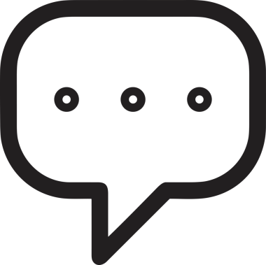 Siyah beyaz yorum simgesi, şeffaf arkaplan ile PNG biçiminde sunulmuştur. Basit ve minimalist tasarım, UI / UX, web uygulamaları, geri bildirim bölümleri veya iletişim görselleri için mükemmel. Çok yönlü dijital kullanım için temiz satırlar