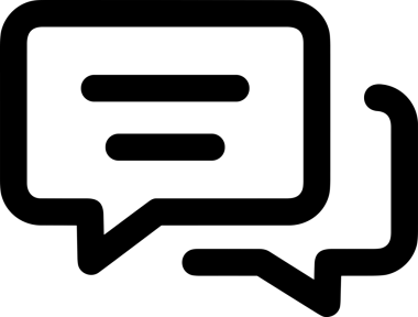 Siyah beyaz yorum simgesi, şeffaf arkaplan ile PNG biçiminde sunulmuştur. Basit ve minimalist tasarım, UI / UX, web uygulamaları, geri bildirim bölümleri veya iletişim görselleri için mükemmel. Çok yönlü dijital kullanım için temiz satırlar