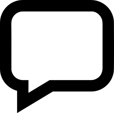 Siyah beyaz yorum simgesi, şeffaf arkaplan ile PNG biçiminde sunulmuştur. Basit ve minimalist tasarım, UI / UX, web uygulamaları, geri bildirim bölümleri veya iletişim görselleri için mükemmel. Çok yönlü dijital kullanım için temiz satırlar