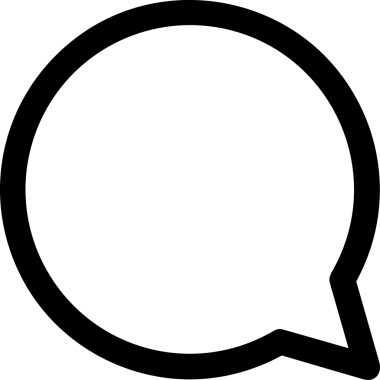 Siyah beyaz yorum simgesi, şeffaf arkaplan ile PNG biçiminde sunulmuştur. Basit ve minimalist tasarım, UI / UX, web uygulamaları, geri bildirim bölümleri veya iletişim görselleri için mükemmel. Çok yönlü dijital kullanım için temiz satırlar