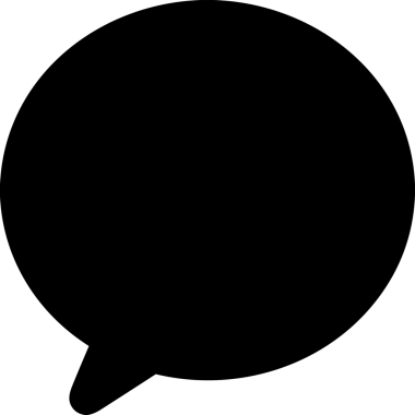 Siyah beyaz yorum simgesi, şeffaf arkaplan ile PNG biçiminde sunulmuştur. Basit ve minimalist tasarım, UI / UX, web uygulamaları, geri bildirim bölümleri veya iletişim görselleri için mükemmel. Çok yönlü dijital kullanım için temiz satırlar