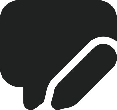 Siyah beyaz yorum simgesi, şeffaf arkaplan ile PNG biçiminde sunulmuştur. Basit ve minimalist tasarım, UI / UX, web uygulamaları, geri bildirim bölümleri veya iletişim görselleri için mükemmel. Çok yönlü dijital kullanım için temiz satırlar