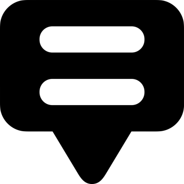 Siyah beyaz yorum simgesi, şeffaf arkaplan ile PNG biçiminde sunulmuştur. Basit ve minimalist tasarım, UI / UX, web uygulamaları, geri bildirim bölümleri veya iletişim görselleri için mükemmel. Çok yönlü dijital kullanım için temiz satırlar