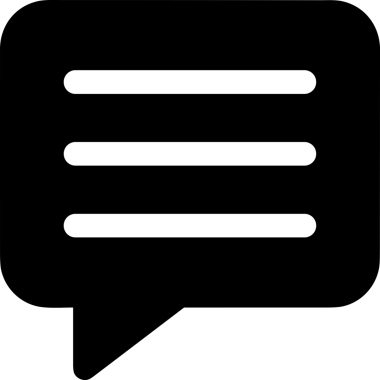 Siyah beyaz yorum simgesi, şeffaf arkaplan ile PNG biçiminde sunulmuştur. Basit ve minimalist tasarım, UI / UX, web uygulamaları, geri bildirim bölümleri veya iletişim görselleri için mükemmel. Çok yönlü dijital kullanım için temiz satırlar