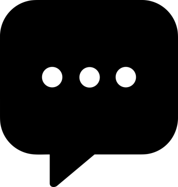 Siyah beyaz yorum simgesi, şeffaf arkaplan ile PNG biçiminde sunulmuştur. Basit ve minimalist tasarım, UI / UX, web uygulamaları, geri bildirim bölümleri veya iletişim görselleri için mükemmel. Çok yönlü dijital kullanım için temiz satırlar