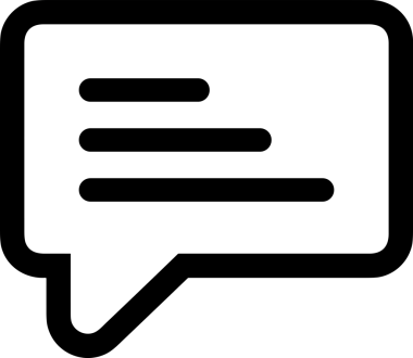 Siyah beyaz yorum simgesi, şeffaf arkaplan ile PNG biçiminde sunulmuştur. Basit ve minimalist tasarım, UI / UX, web uygulamaları, geri bildirim bölümleri veya iletişim görselleri için mükemmel. Çok yönlü dijital kullanım için temiz satırlar