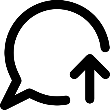 Siyah beyaz yorum simgesi, şeffaf arkaplan ile PNG biçiminde sunulmuştur. Basit ve minimalist tasarım, UI / UX, web uygulamaları, geri bildirim bölümleri veya iletişim görselleri için mükemmel. Çok yönlü dijital kullanım için temiz satırlar